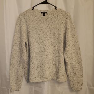 Eileen Fisher White/Black Sweater Size PL